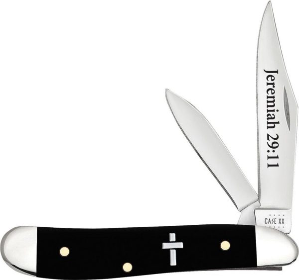 Case Cutlery Jeremiah 29.11 Peanut Black Synthetic