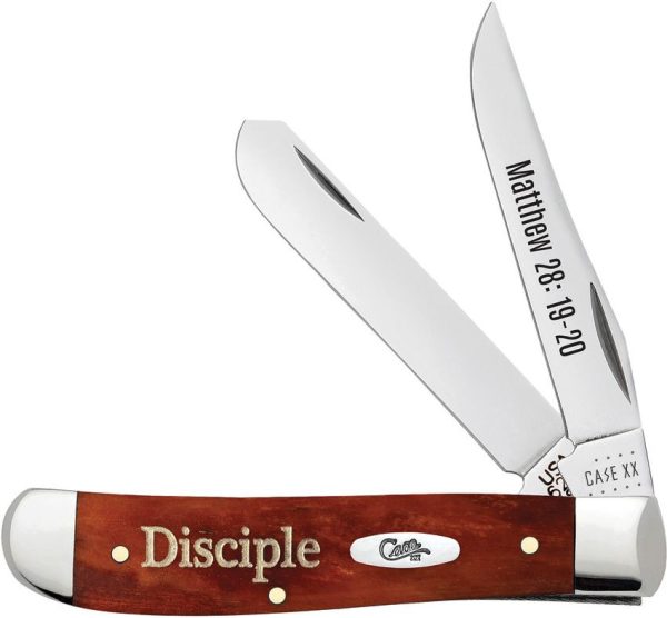 Case Cutlery Disciple Mini Trapper Chestnut Bone
