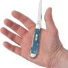 Case Cutlery Mini Trapper Blue Sycamore Folding Knife
