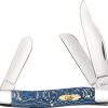 Case Cutlery Stockman Blue Sycamore Stainless Steel