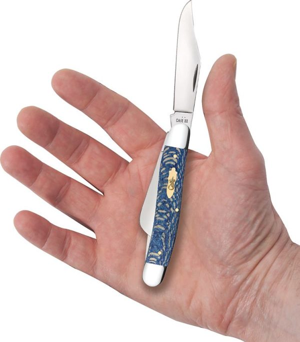 Case Cutlery Stockman Blue Sycamore Stainless Steel