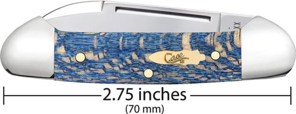 Case Cutlery Baby Butterbean Blue Sycamore Knife