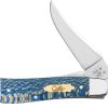 Case Cutlery Russlock Blue Sycamore One-Hand Open