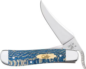 Case Cutlery Russlock Blue Sycamore One-Hand Open