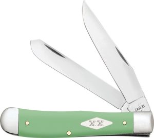 Case Cutlery Trapper Mint Green Synthetic Folding Knife
