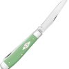 Case Cutlery Trapper Mint Green Synthetic Folding Knife