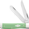 Case Cutlery Mini Trapper Mint Green Synthetic Knife