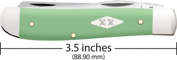 Case Cutlery Mini Trapper Mint Green Synthetic Knife