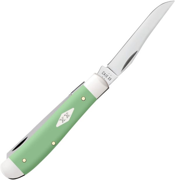 Case Cutlery Mini Trapper Mint Green Synthetic Knife