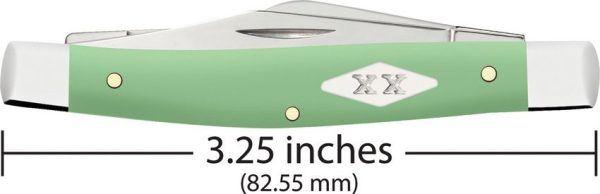 Case Cutlery Med Stockman Mint Green Synthetic Knife
