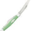 Case Cutlery Med Stockman Mint Green Synthetic Knife