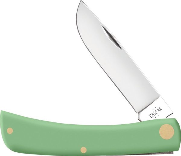 Case Cutlery Sod Buster Jr Mint Green Folding Knife