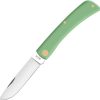 Case Cutlery Sod Buster Jr Mint Green Folding Knife