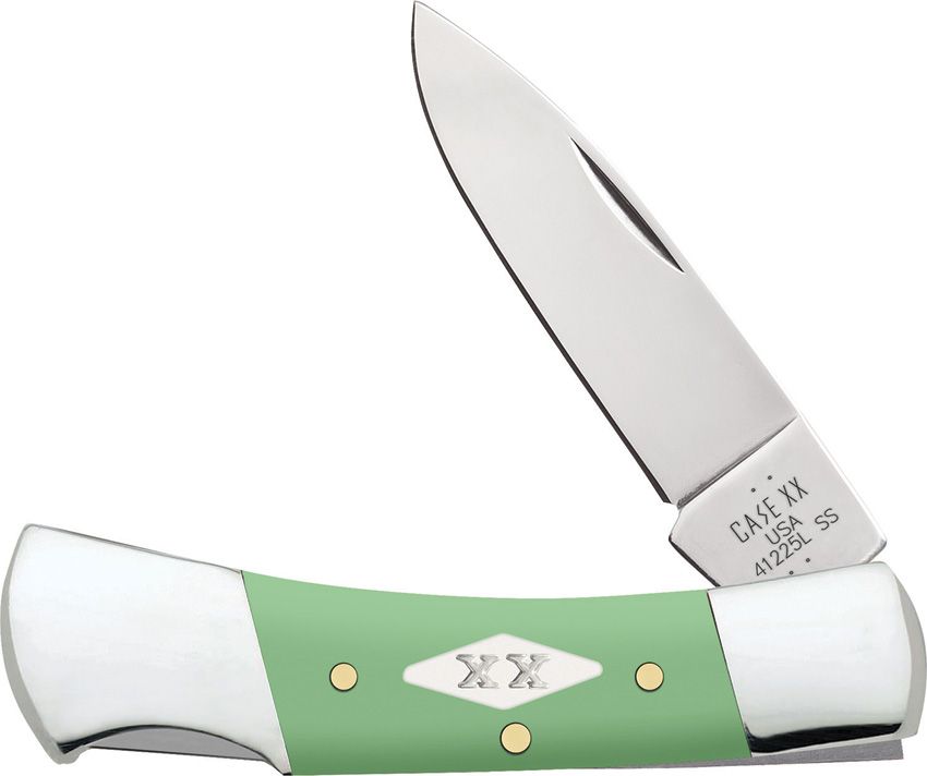 Case Cutlery 41225L Lockback Folding Knife 3" Mint Green