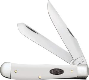 Case Cutlery Trapper White Synthetic Folding Knife