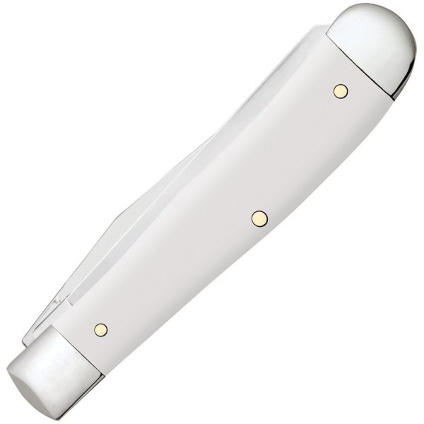Case Cutlery Trapper White Synthetic Folding Knife