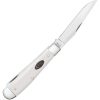 Case Cutlery Trapper White Synthetic Folding Knife
