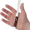 Case Cutlery Razor Brown Maple Burl Folding Knife