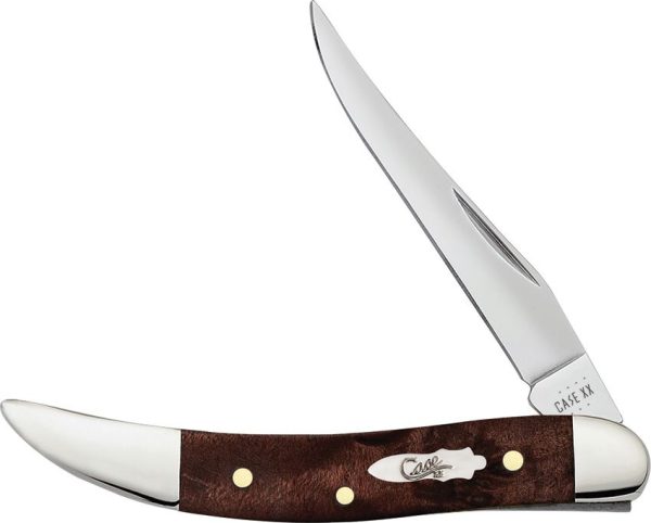 Case Cutlery Small Toothpick Maple Burl Stainless