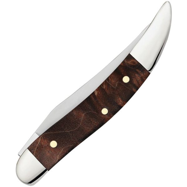 Case Cutlery Small Toothpick Maple Burl Stainless