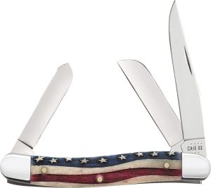 Case Cutlery 6318 SS Star Spangled Banner Folding Knife
