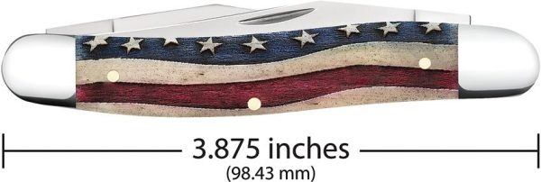 Case Cutlery Muskrat Patriotic Dual Blade