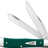 Case Cutlery Trapper Spruce Green Synthetic