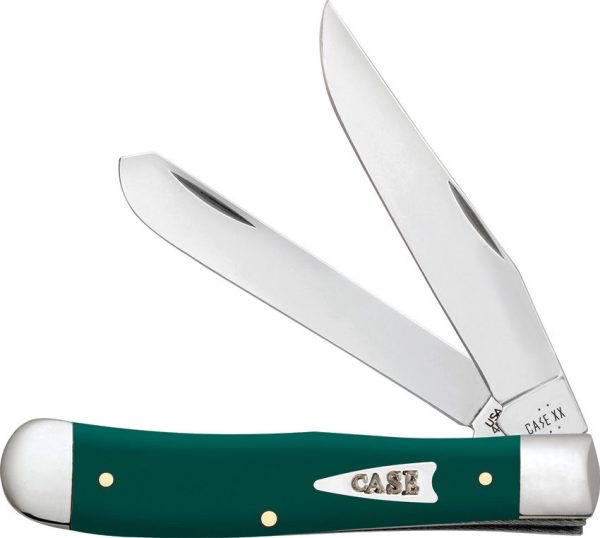 Case Cutlery Trapper Spruce Green Synthetic