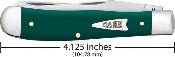 Case Cutlery Trapper Spruce Green Synthetic
