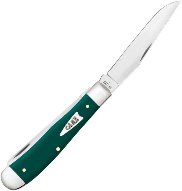 Case Cutlery Trapper Spruce Green Synthetic