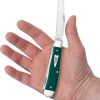 Case Cutlery Trapper Spruce Green Synthetic