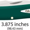 Case Cutlery Muskrat Spruce Green Synthetic