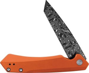Case Kinzua Framelock Orange S35VN Tanto