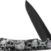 Case Kinzua Framelock Black Skull S35VN