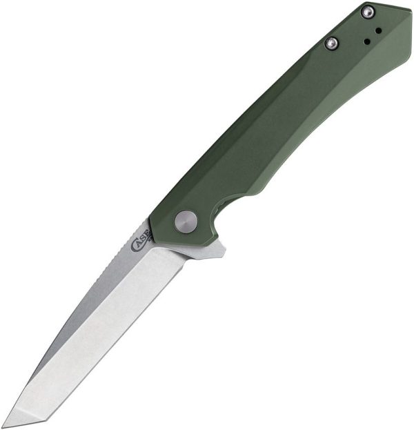 Case Cutlery Kinzua Framelock Tanto S35VN OD Green