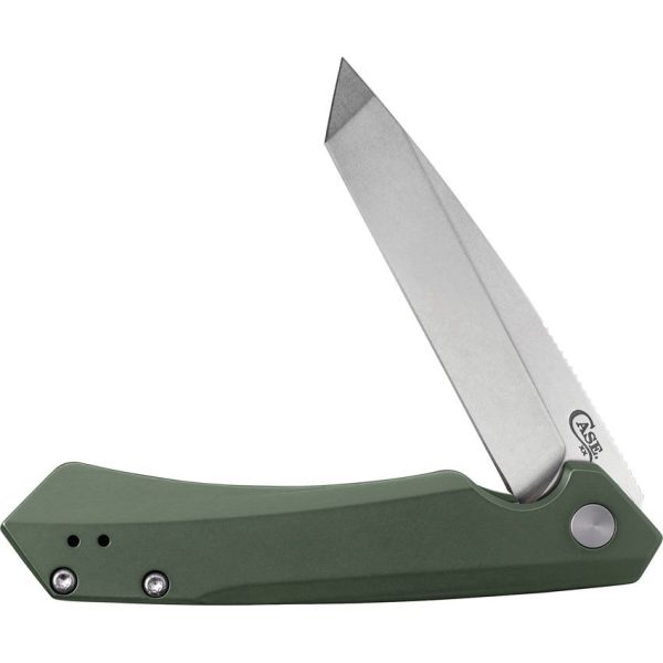Case Cutlery Kinzua Framelock Tanto S35VN OD Green