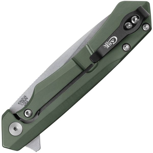 Case Cutlery Kinzua Framelock Tanto S35VN OD Green