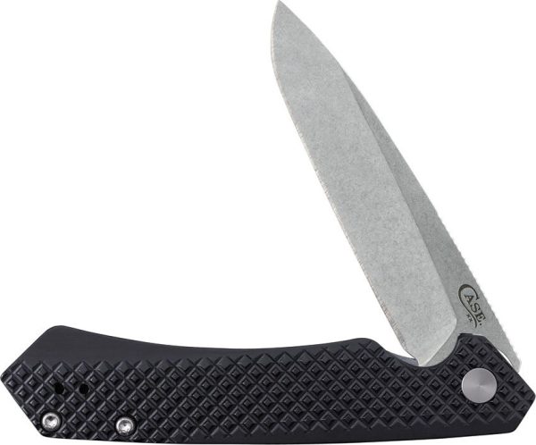 Case Cutlery Kinzua S35VN Spear Point Black Textured