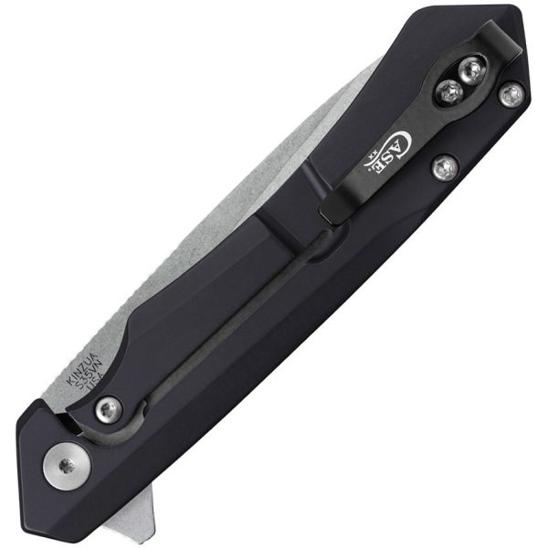 Case Cutlery Kinzua S35VN Spear Point Black Textured