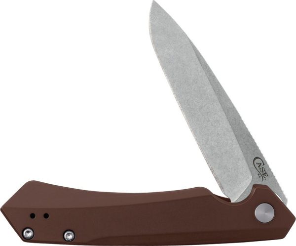 Case Cutlery Kinzua Framelock Tanto S35VN Brown