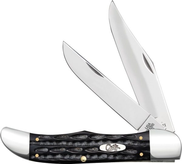 CA65030.jpg Case Cutlery Folding Hunter Buffalo Horn Knife