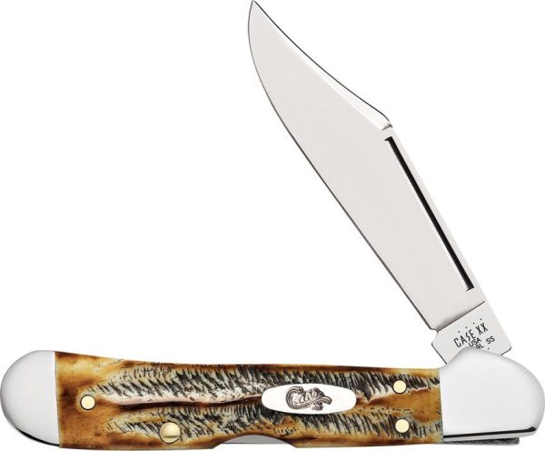 Case Cutlery Bonestag Mini CopperLock - Stainless Folding Knife