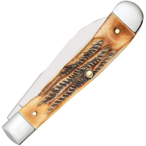 Case Cutlery Trapper 6.5 Bonestag - Two-Blade Folding Knife