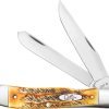 Case Cutlery Trapper 6.5 Bonestag Spey - Pocket Clip Folder
