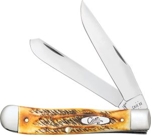 Case Cutlery Trapper 6.5 Bonestag Spey - Pocket Clip Folder