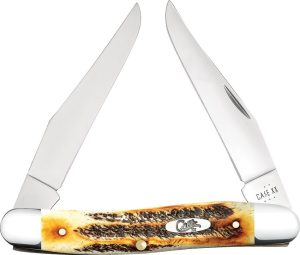 Case Cutlery Muskrat 6.5 Bonestag - Dual-Blade Pocket Knife