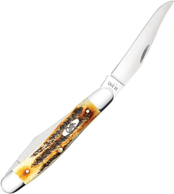 Case Cutlery Muskrat 6.5 Bonestag - Dual-Blade Pocket Knife