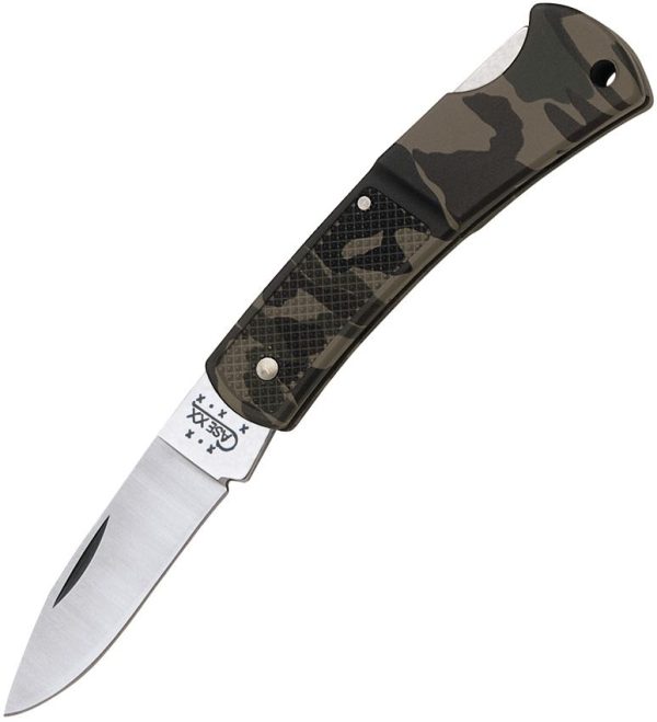 Case Cutlery Small Caliber Lockback - Camo Zytel EDC Knife