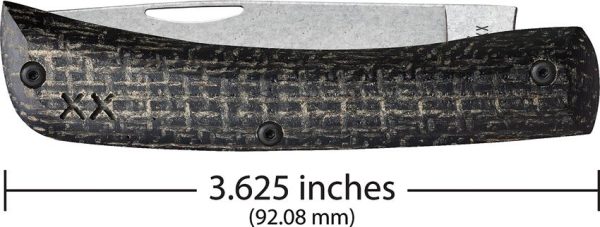 Case Cutlery Crossroads Sod Buster Jr Black - S35VN Skinner