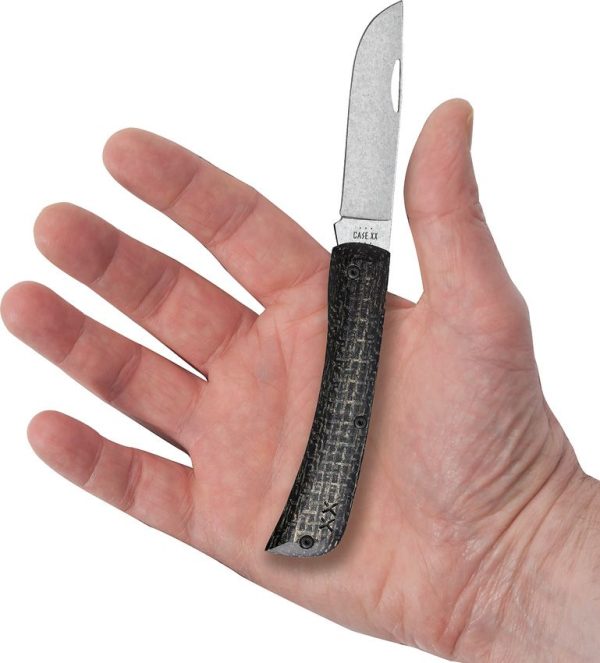 Case Cutlery Crossroads Sod Buster Jr Black - S35VN Skinner